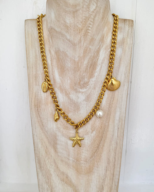 Beachcomber Charm Necklace