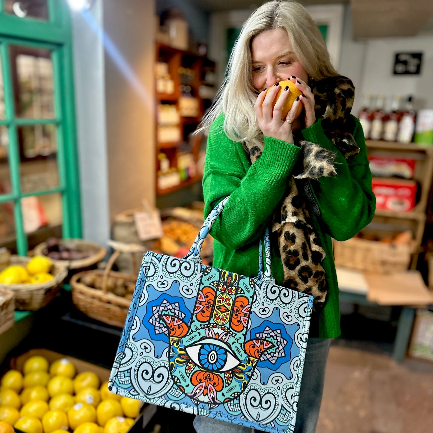 Hamsa Harmony Totes