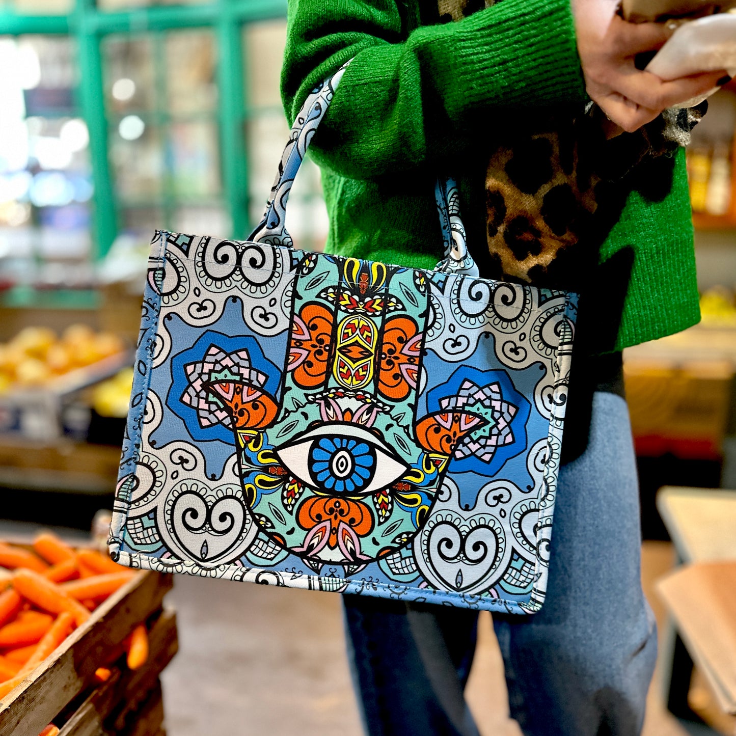 Hamsa Harmony Totes