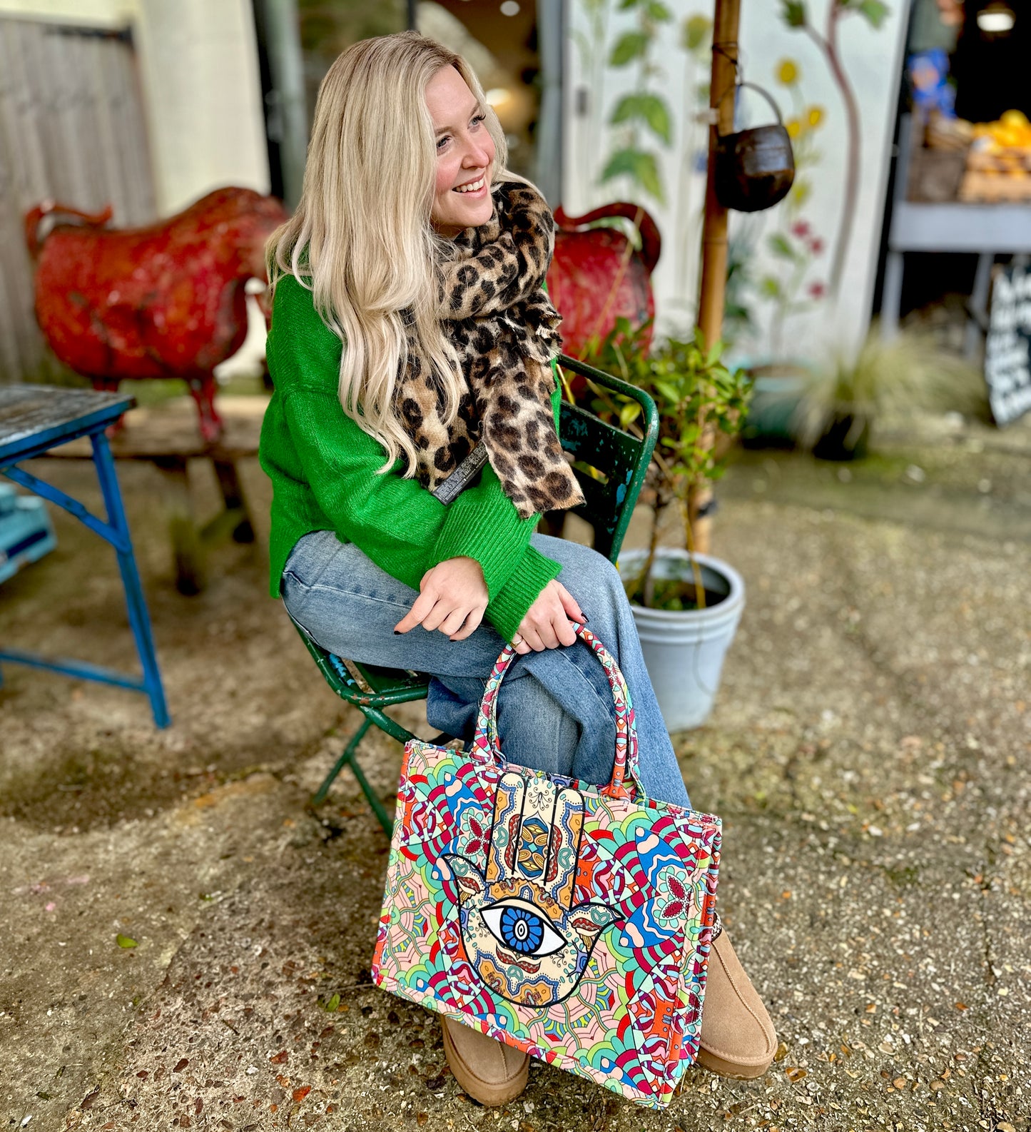 Hamsa Harmony Totes