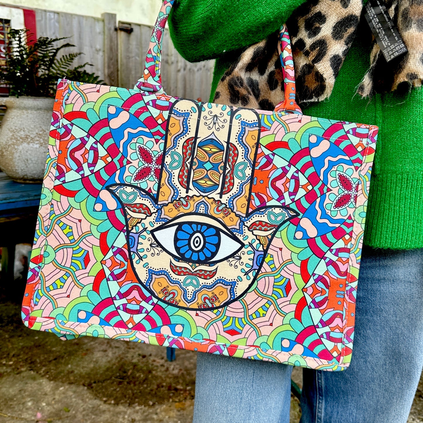 Hamsa Harmony Totes