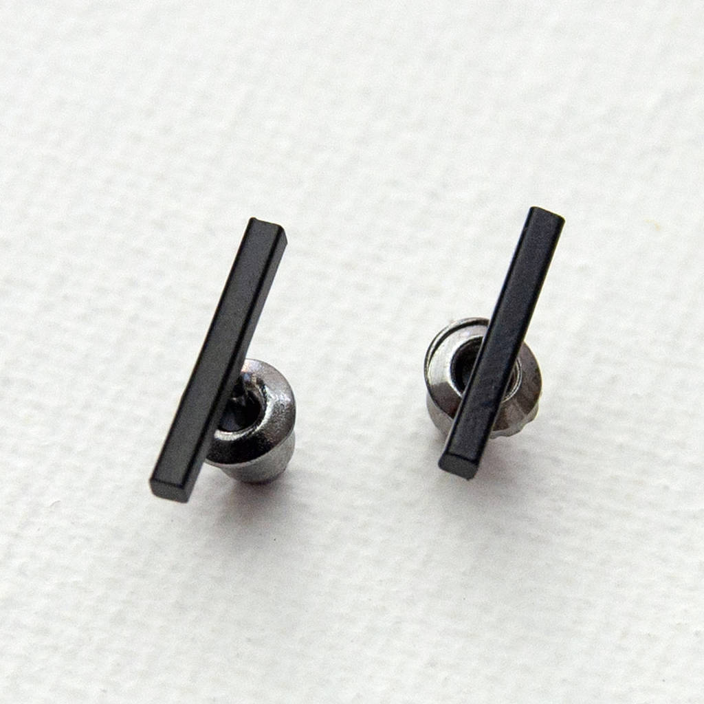 Bar Stud Earrings