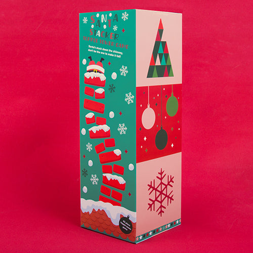 Christmas Santa Stacker Topple Tower Game