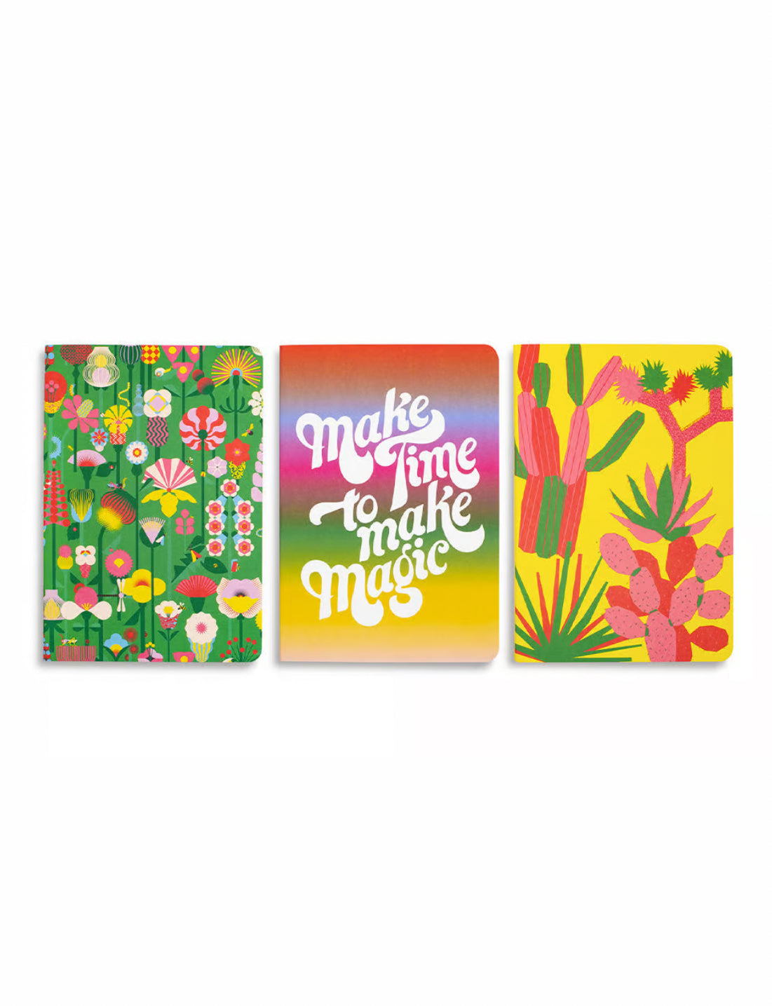 Most Fun Possible - Mini Notebook and Geometric Flower Set of 3