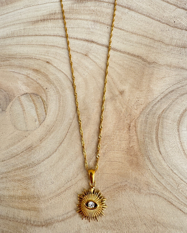 Golden Eye Necklace