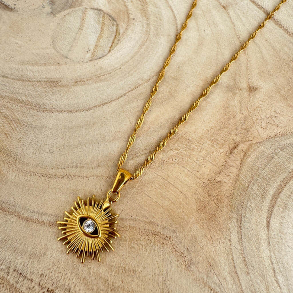 Golden Eye Necklace