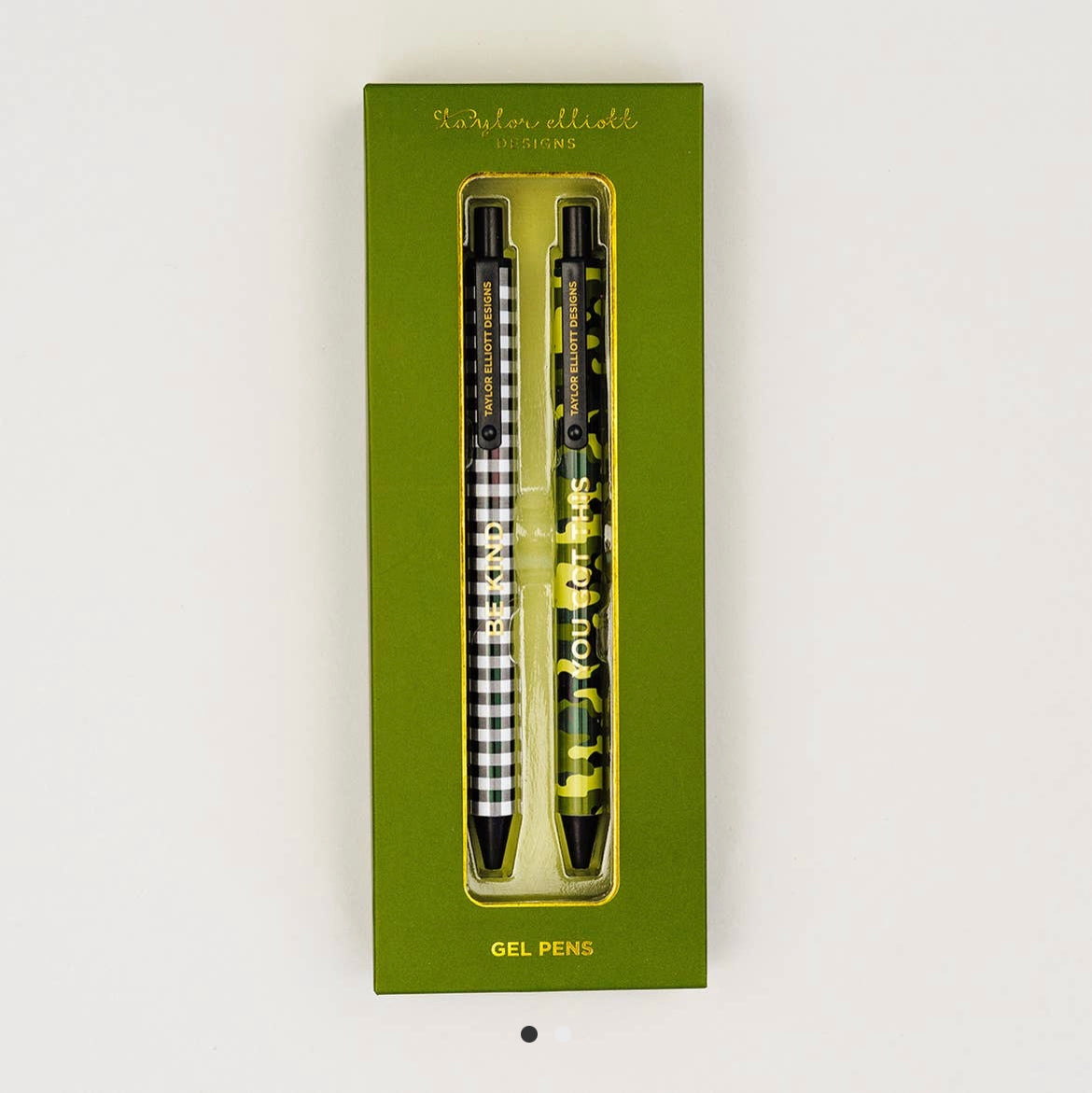 Camo/Gingham Pen Set